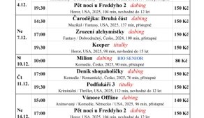 Program kina - 12/2025 - 1