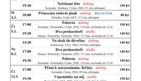 Program kina - 03/2026 - 1