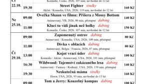 Program kina - 10/2026 - 2